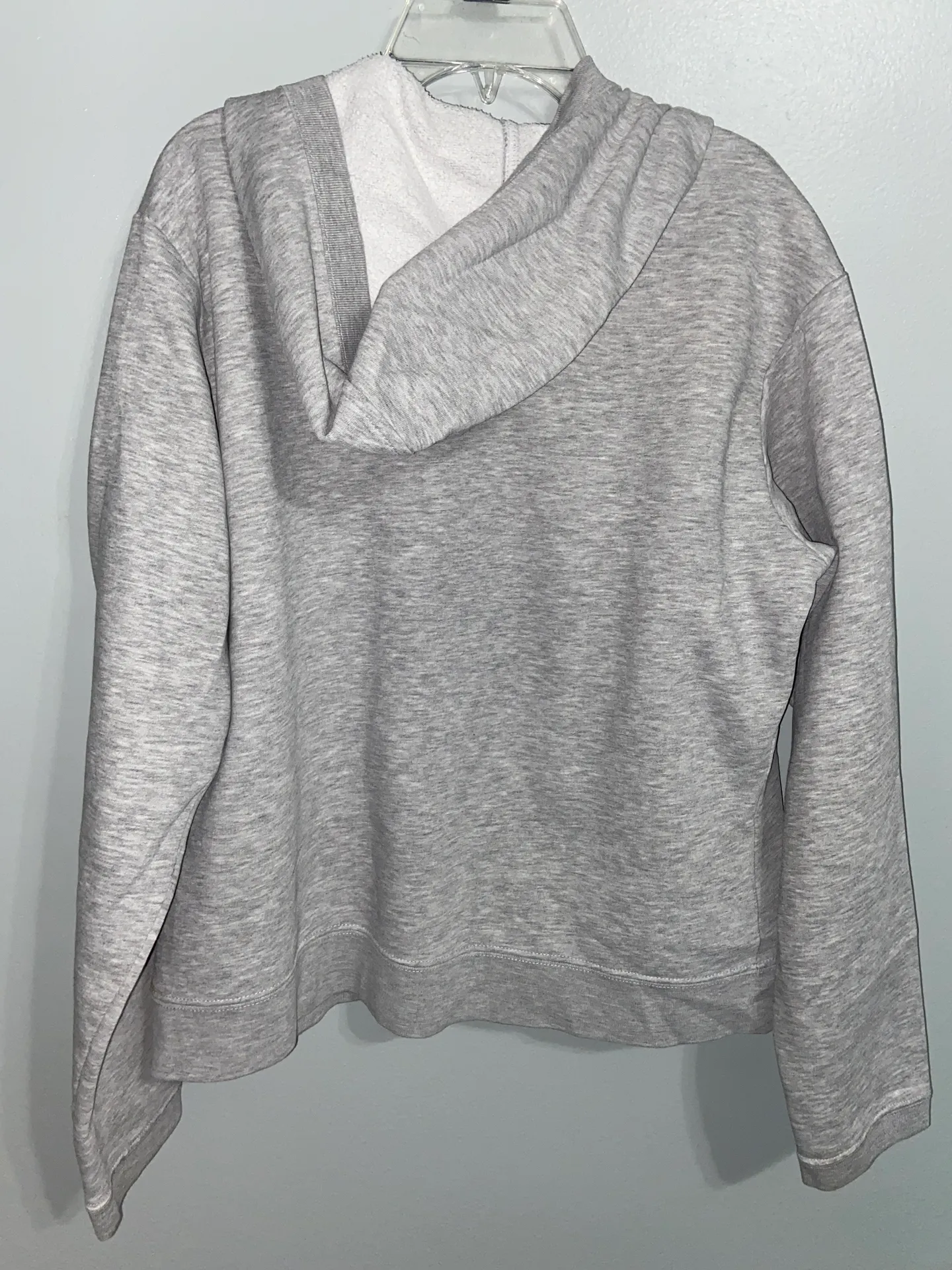 Nike Gray Zip-up Sweatshirt - Image 3