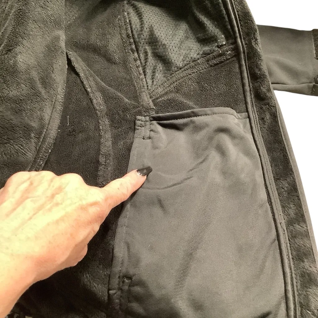 Diamond Supply Women's Fine Line Stretch Black Snow Powder Utility Lined Jacket. - Image 3