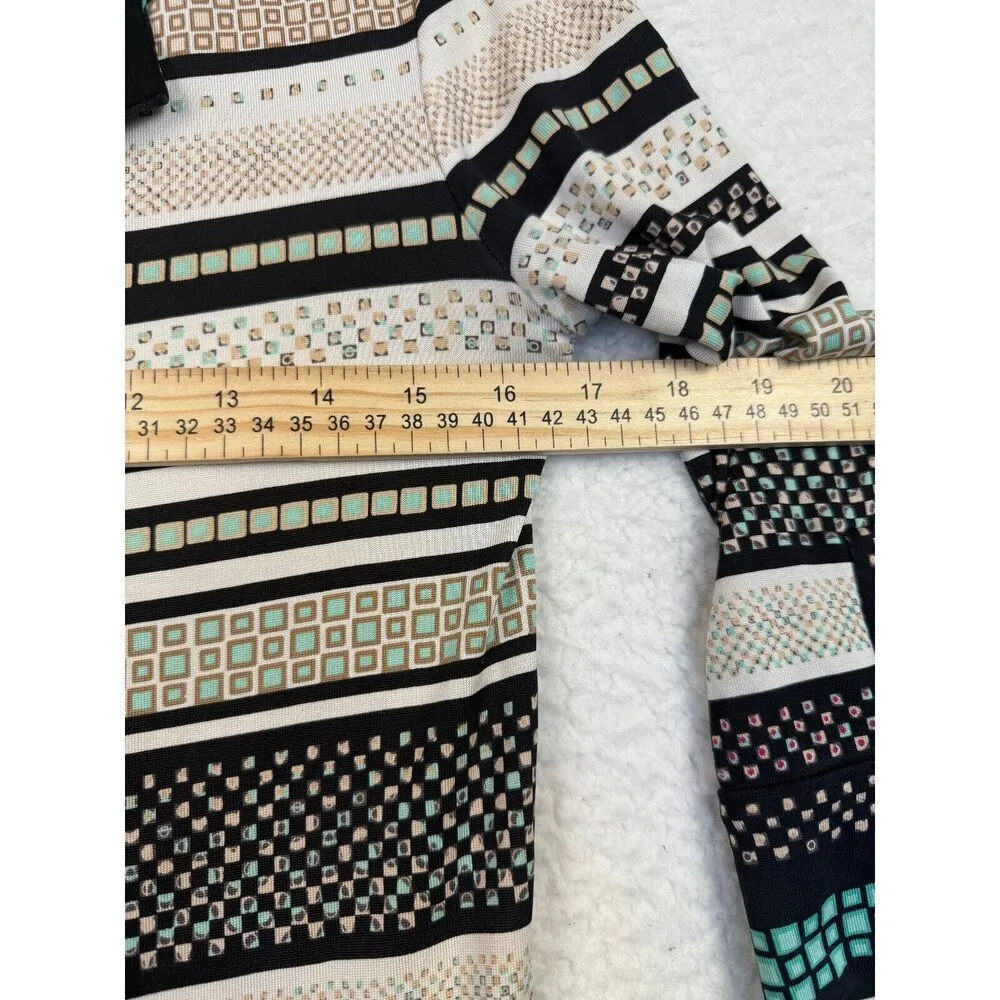 DIANE VON FURSTENBERG Rose Silk Jersey Dress Women’s Size‎ 4 - Image 3