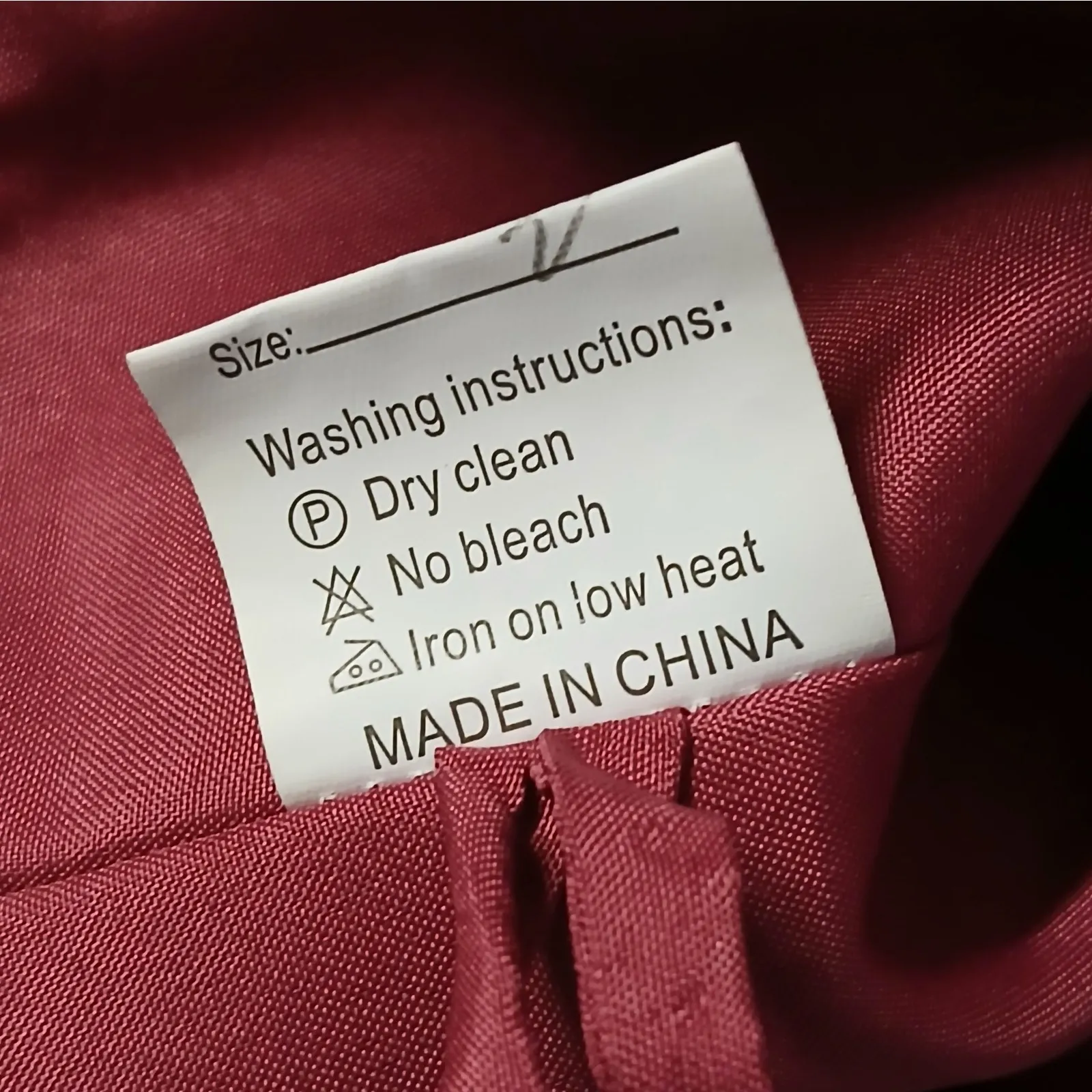 Y2K Retro One Shoulder Dress Women's Size 2 Red Wedding Cocktail Party Prom - Image 9