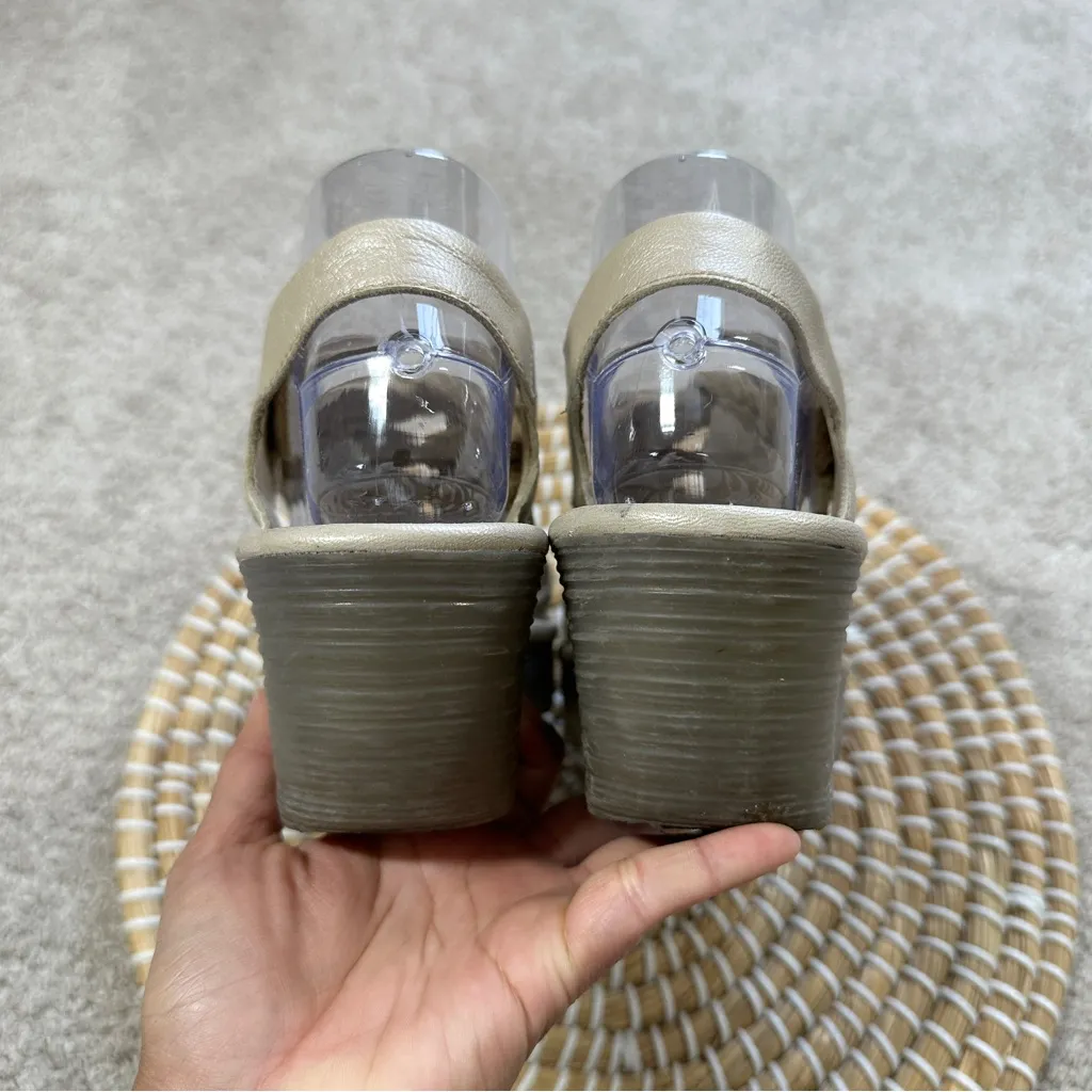 Fly London Women’s Ylva Lace Up Slingback Metallic Sandals Wedge Heel 39/US 8.5 - Image 7