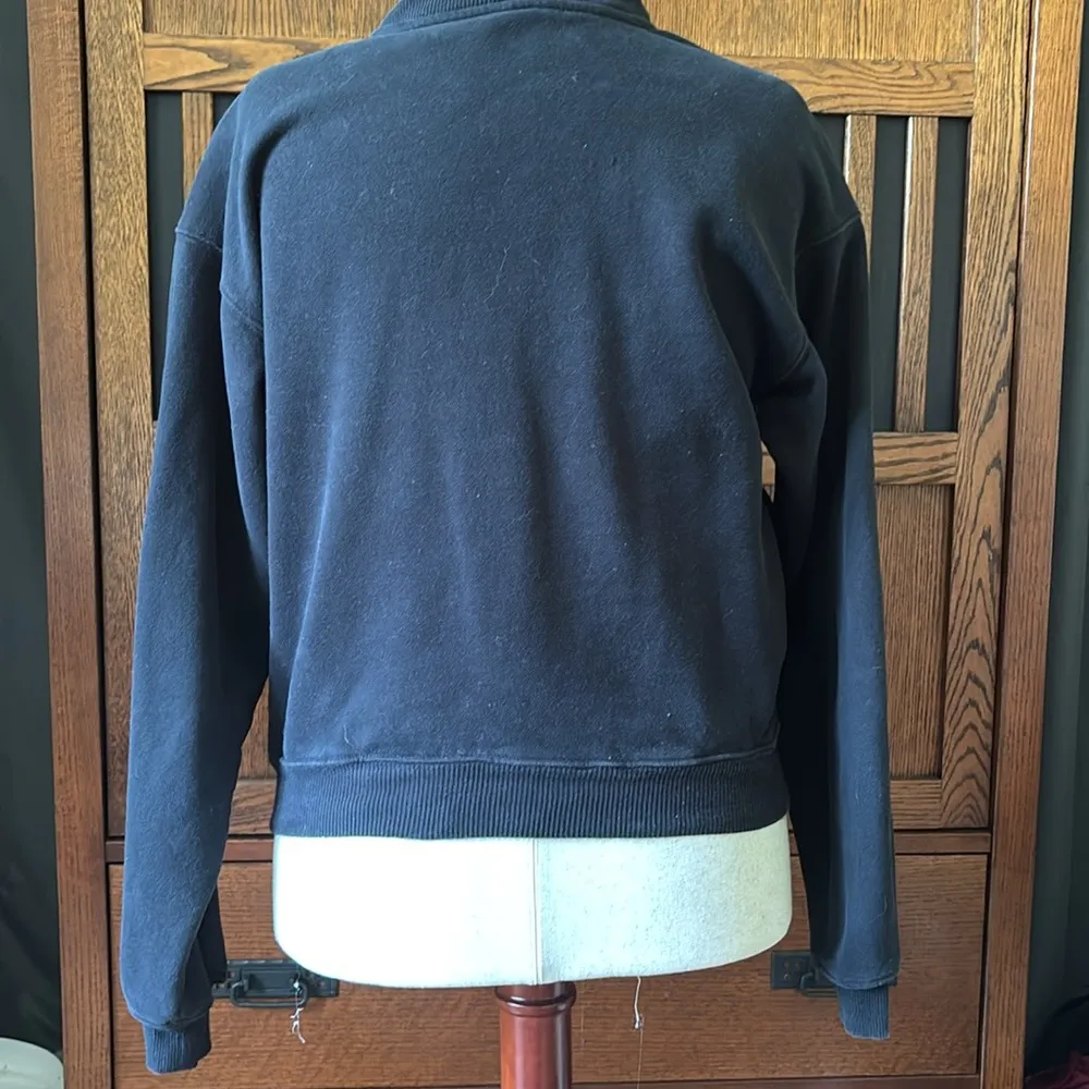 Fabletics  Black Quarter-Zip Sweatshirt - Image 2