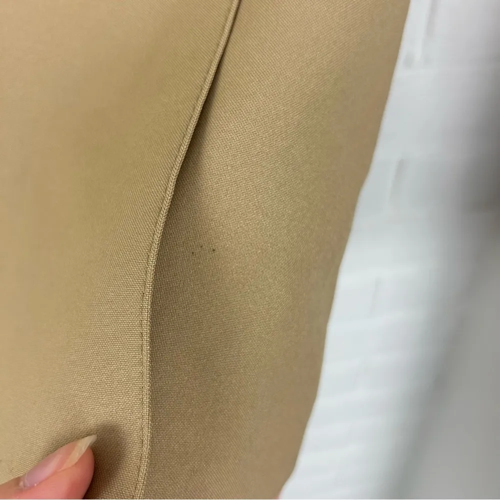 Vintage NY & Co. New York & Company Tan Wrap Skirt Size 10 - Image 6