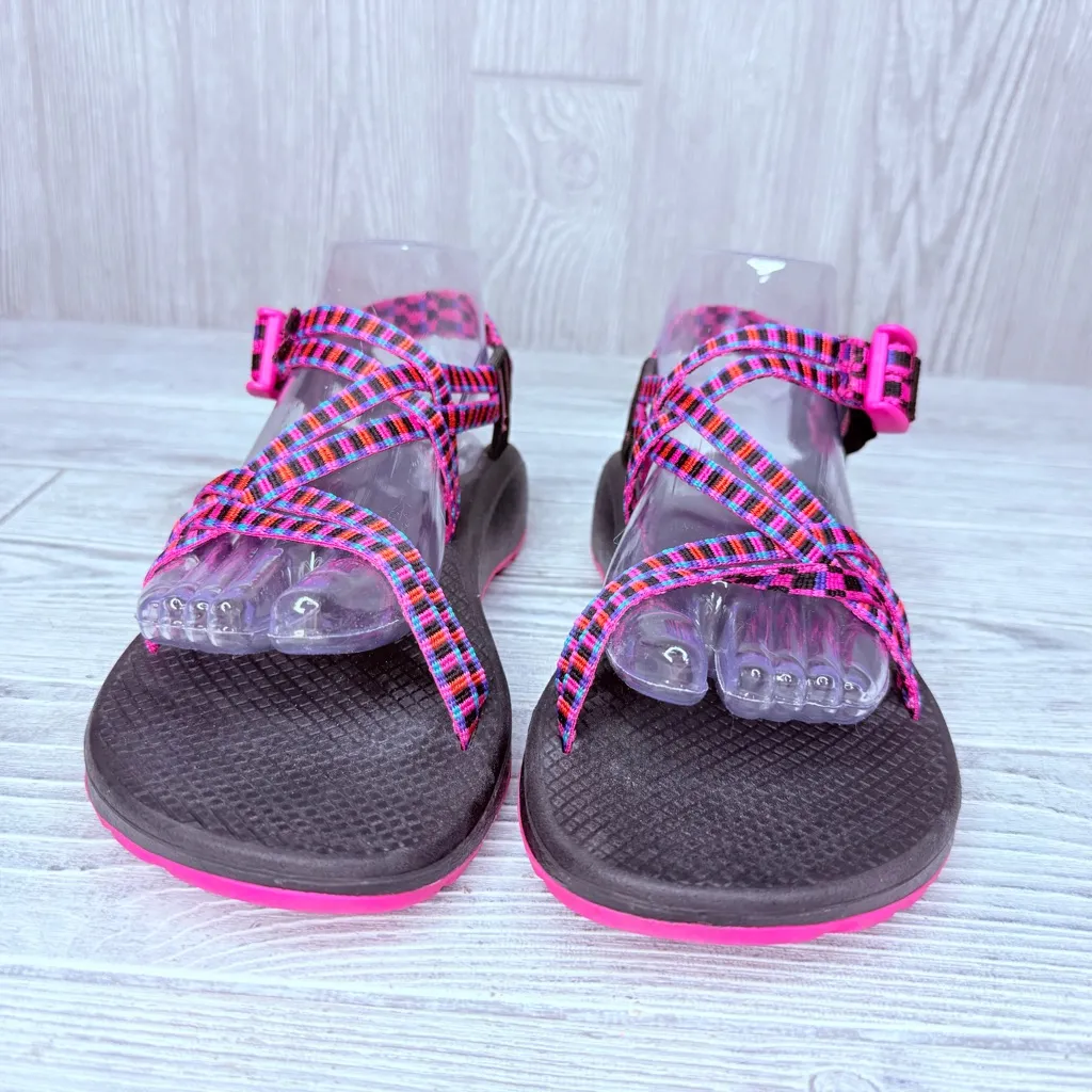 Chaco Women's Zcloud X Sport Sandals shoes Comfort Tartan Magenta Size 9 - Image 5