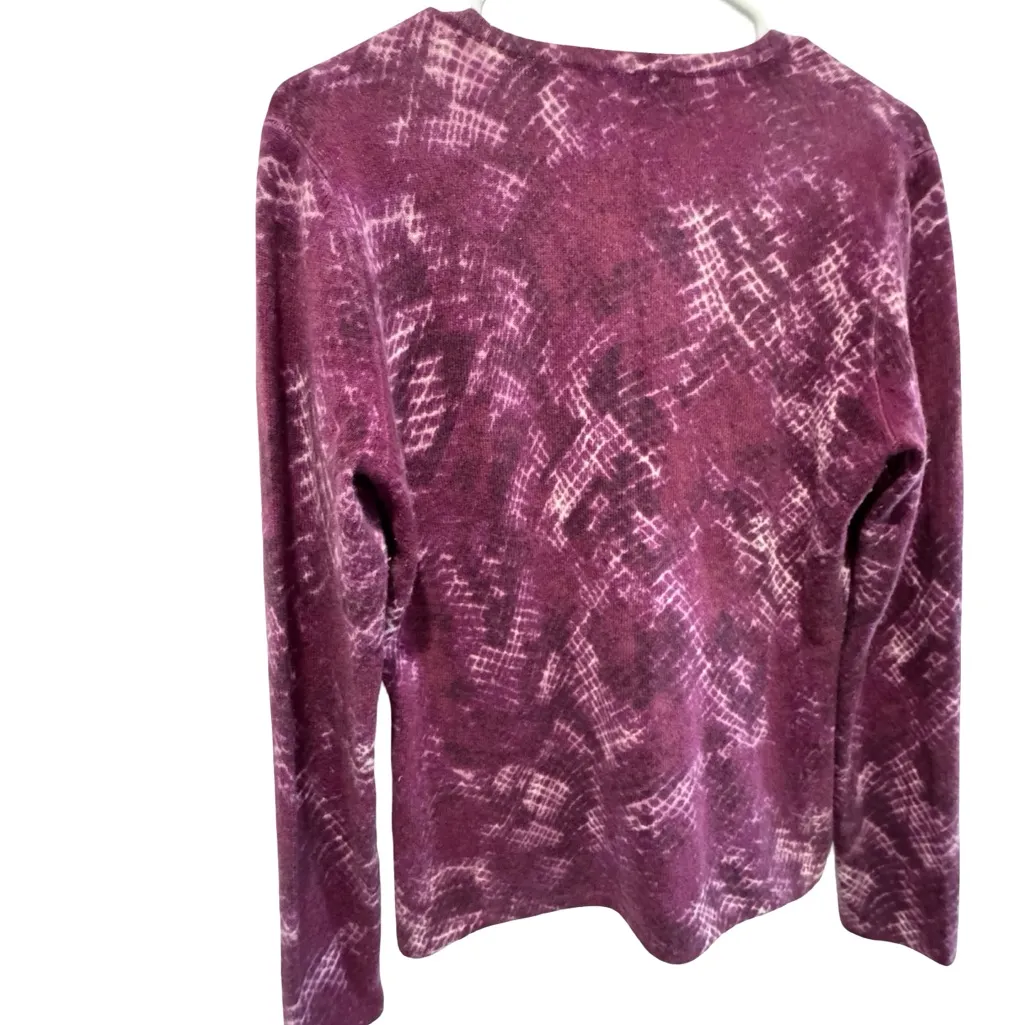 Kashmir Saks Fifth Avenue Plum Sweater - Image 3