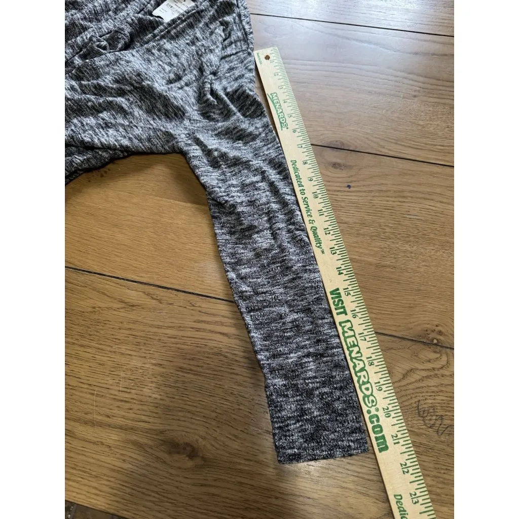 Madewell Cardigan Size Small Marled Panda Open Front Cardigan Sweater Pocket NWT - Image 6