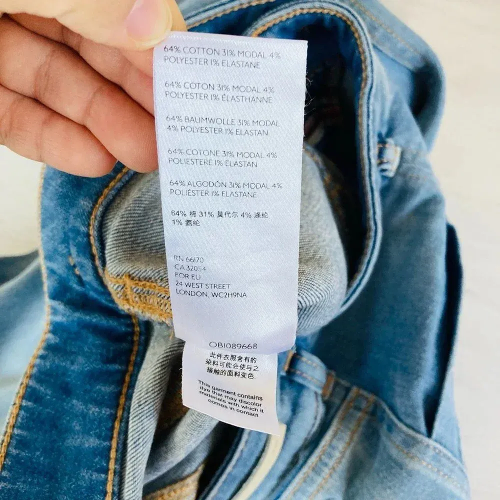 Anthropologie Pilcro Ultra High-Rise Seamed Slim Boyfriend Jeans Size 26 NWOT - Image 14