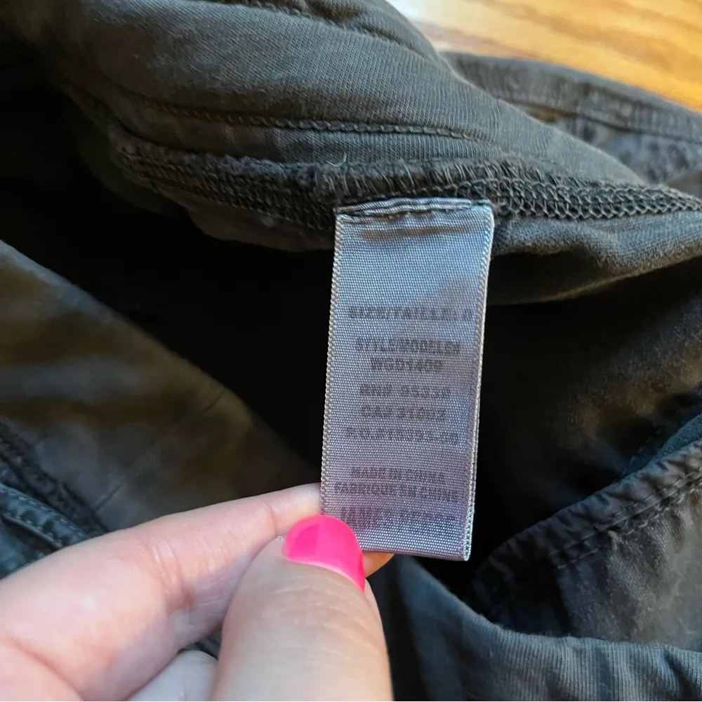 Standard James Perse faded black elastic drawstring pants size XS - Image 5