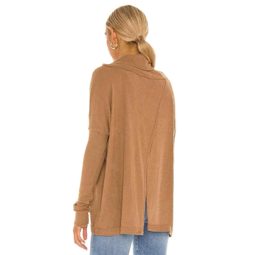 Free People We The Free Juicy Long Sleeve Top Vintage Bronze Size Large - Image 2