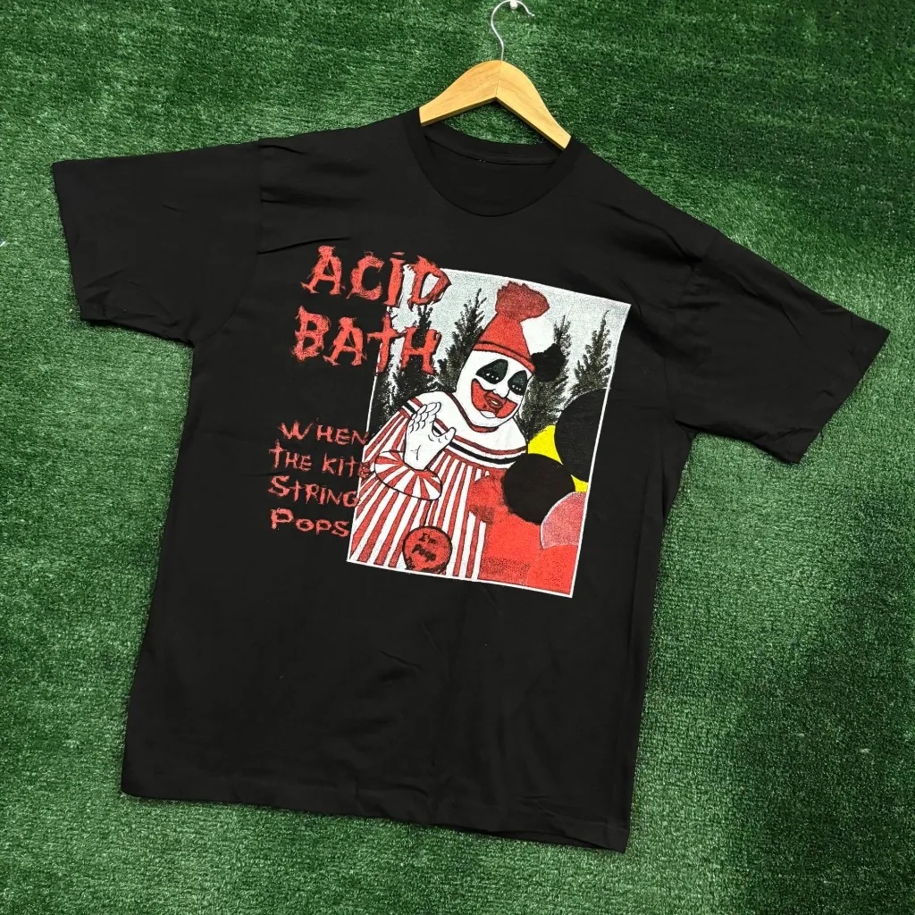 Acid Bath When the Kite String Pops Sludge Metal Band T-Shirt Size Large - Image 3