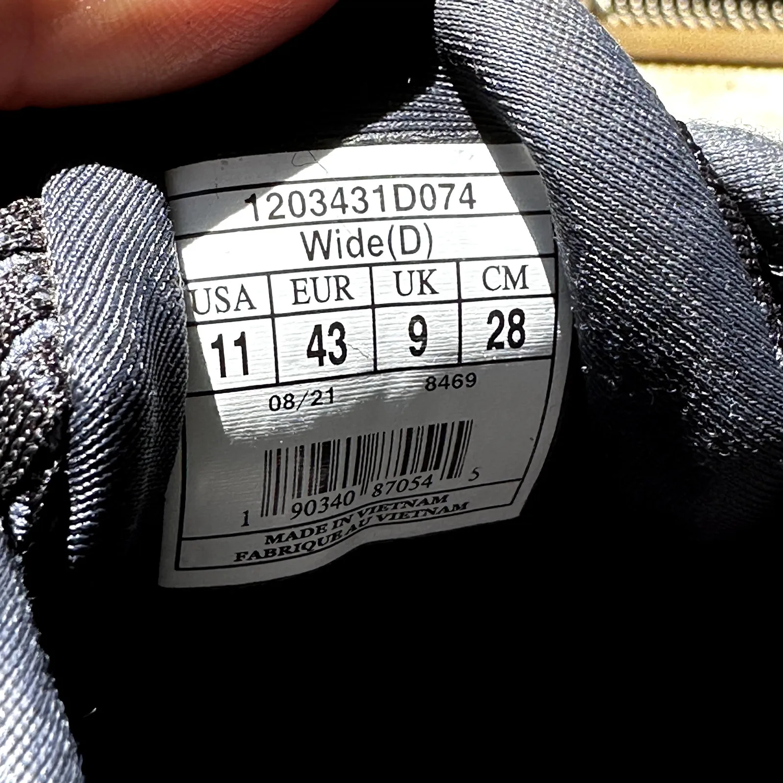 Brooks Glycerin 19 Running Shoes DNA LOFT Classic Fit Black White 11D Wide - Image 6