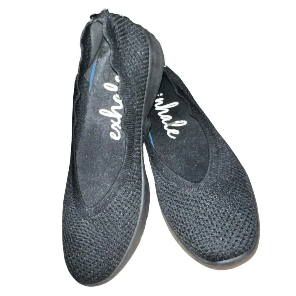 Exhale cute comfy breathable slip ons! New Black Size 10 - Image 2