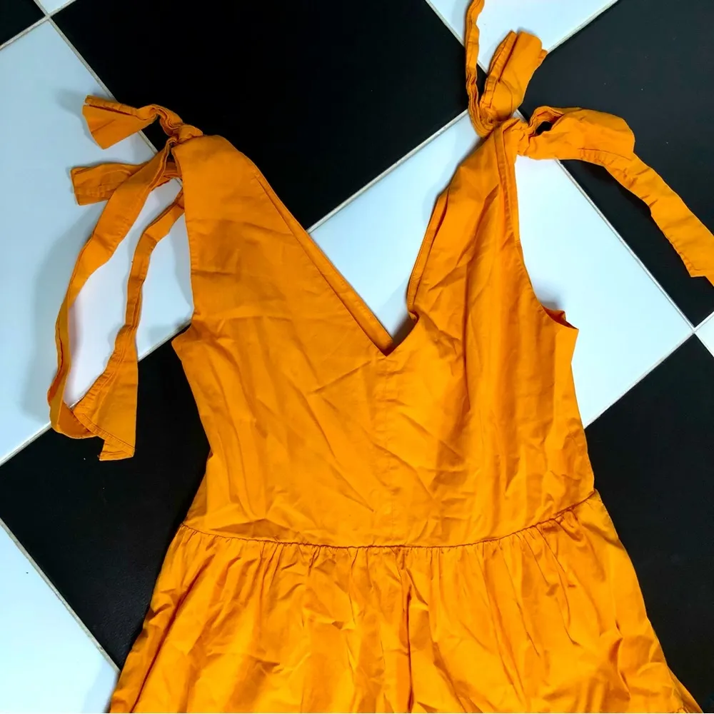 Color Me Courtney Louise Maxi Dress Orange Colorblock Vibrant Tangerine Citrus 8 - Image 14