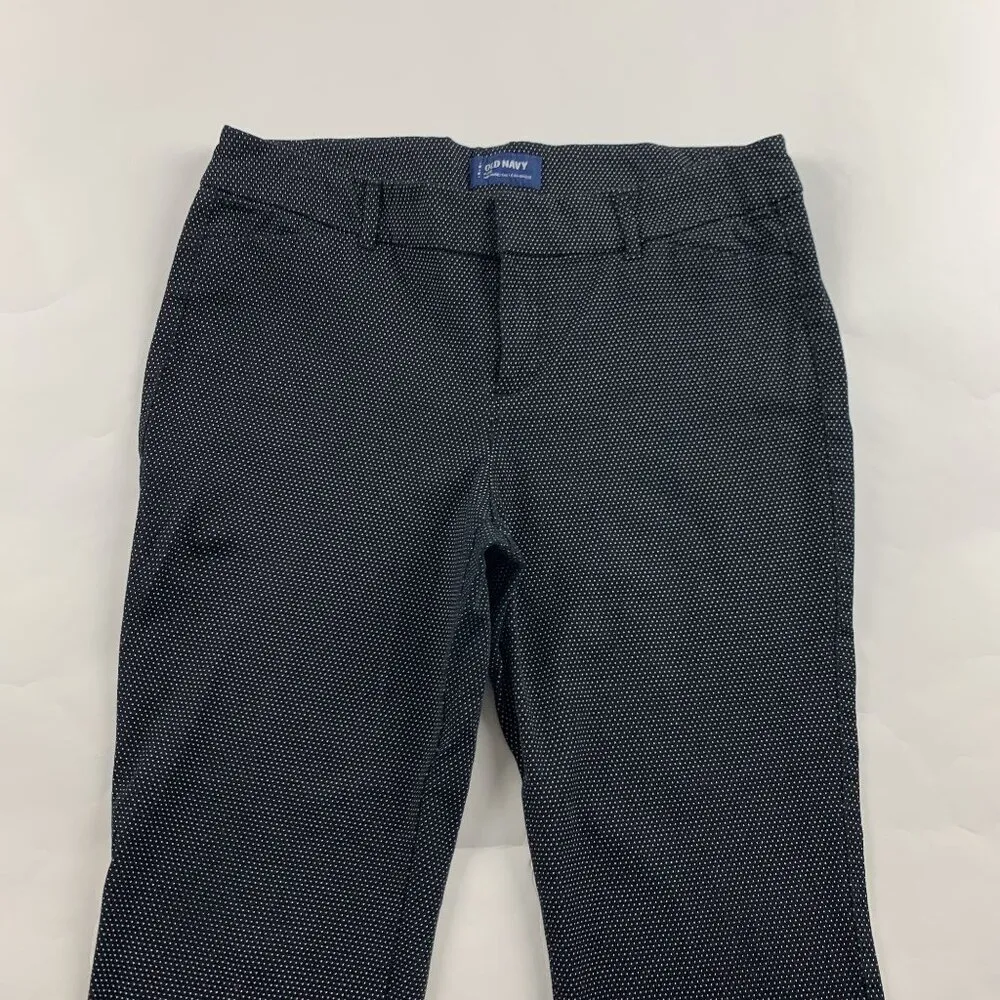 Old Navy Black Micro Dot Skinny Pixie Pant 12R - Image 2