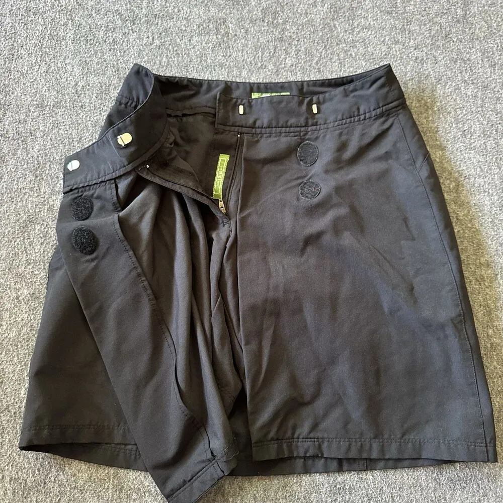 REI Women’s Wrap Skort Size 2 Skirt 50+ UPF Outdoor Hiking Sports Black - Image 4