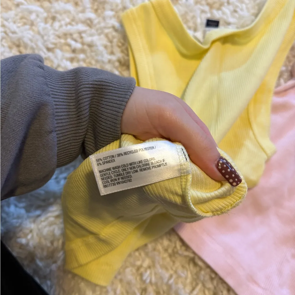 Universal Threads  Yellow and Pink Tank Tops - Image 6