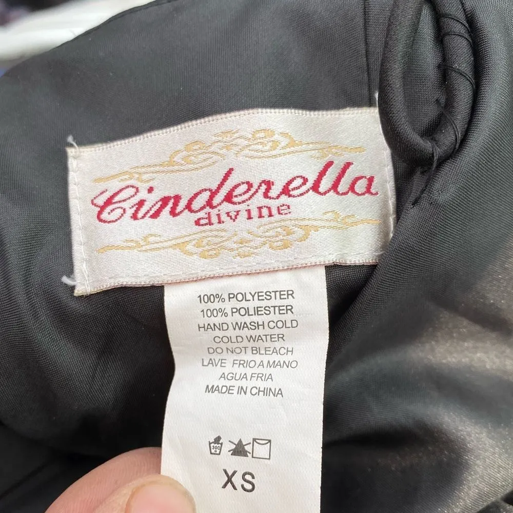 Vintage‎ Cinderella Divine Dress Black Size XS - Image 7