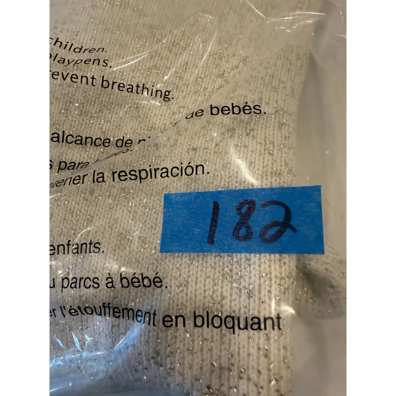 Zara Drop Shoulder Metallic Silver Crop Cotton Sweater Cream Women's Size Large - Image 9