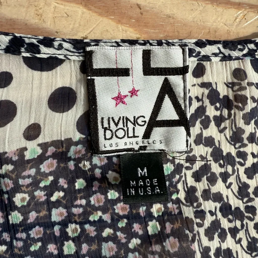 Living Doll  LA open face blouse one size - Image 2