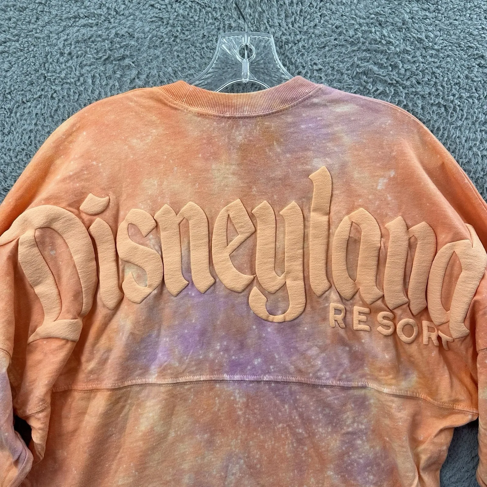 NWT Walt Disney World Parks Spirit Jersey Orange Purple Tie Dye‎ Women's XS - Image 3