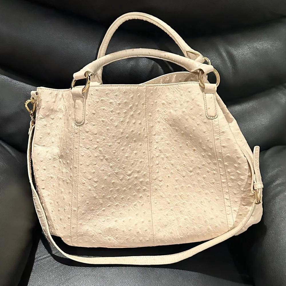 G.I.L.I. ORIGINAL ROMA CREAM HANDBAG POCKETBOOK SHOULDER BAG PURSE - Image 4