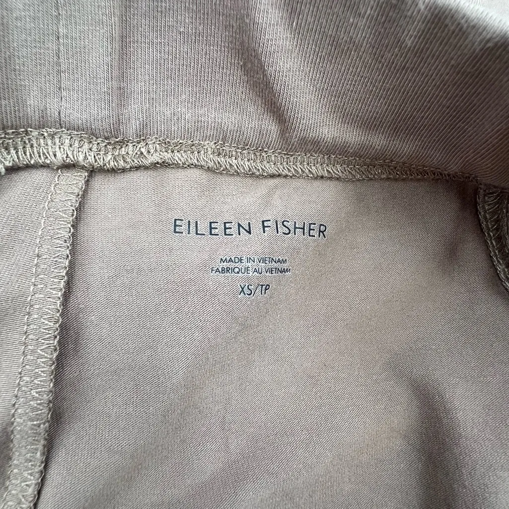Eileen Fisher Traceable Cotton Jersey Lantern pants organic light brown sz XS - Image 8