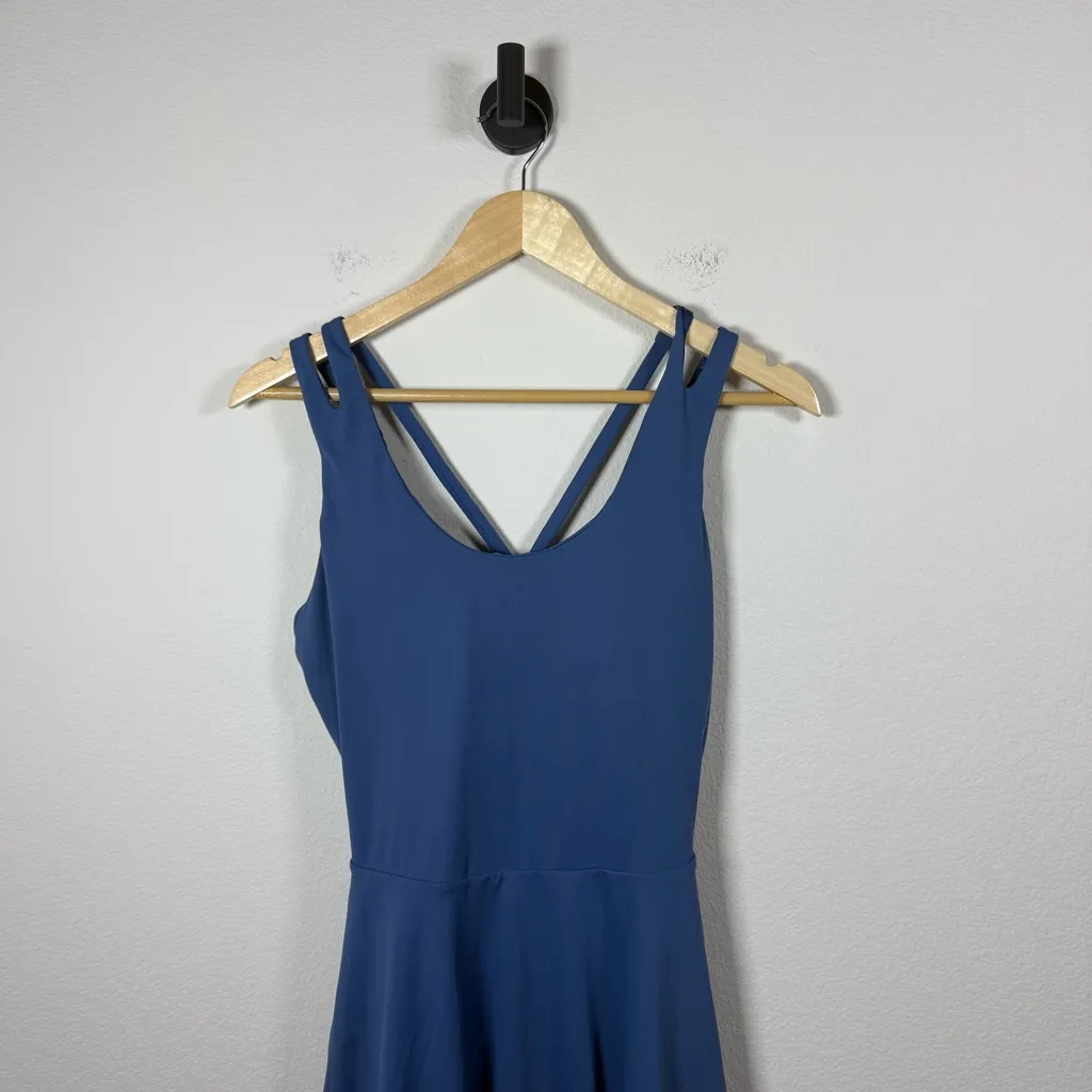Fabletics Women’s Boost Performance Mini Dress in Indigo Blue Size L - Image 8