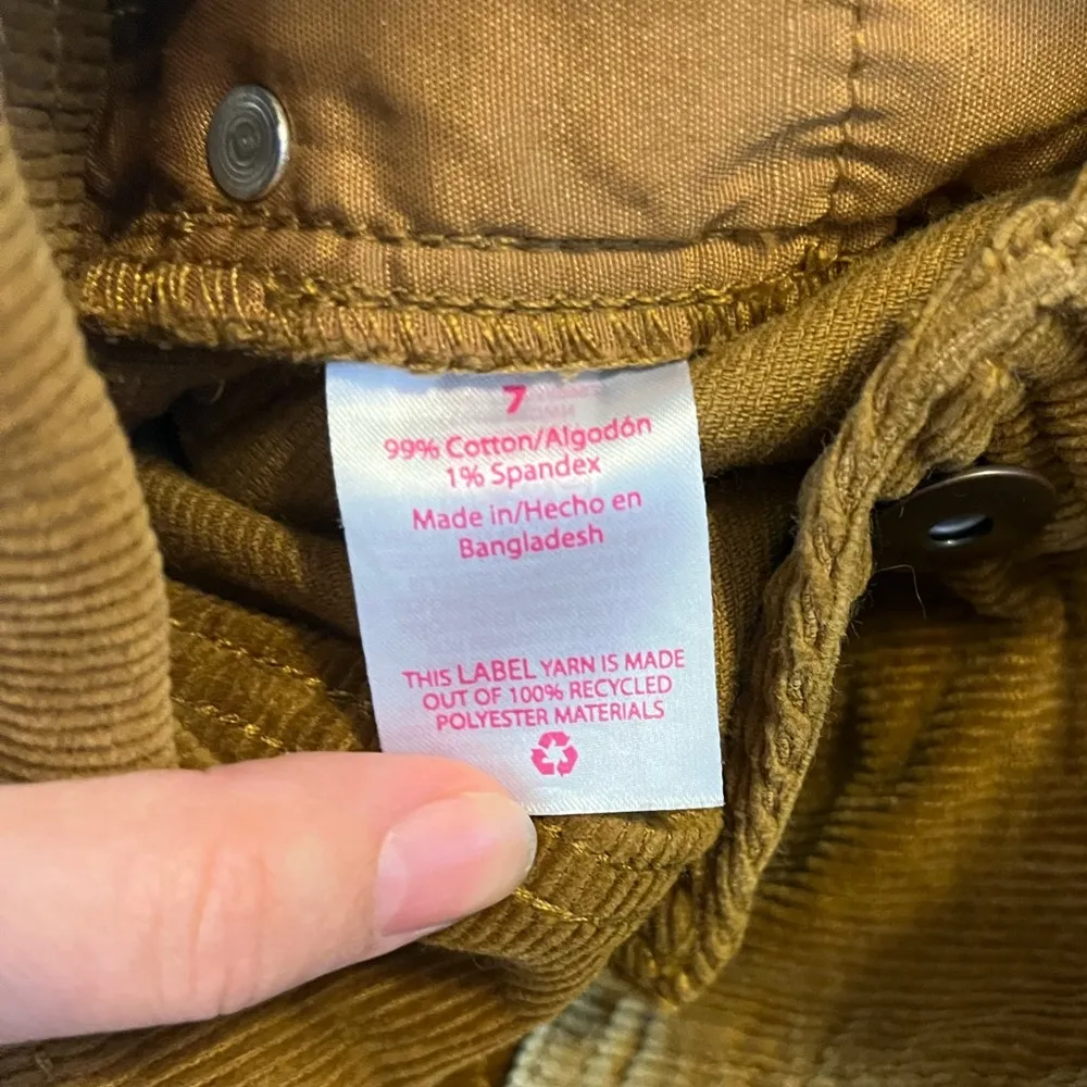 Tan High Rise Sculpting Skinny Corduroy Pants Size 7 - Image 5