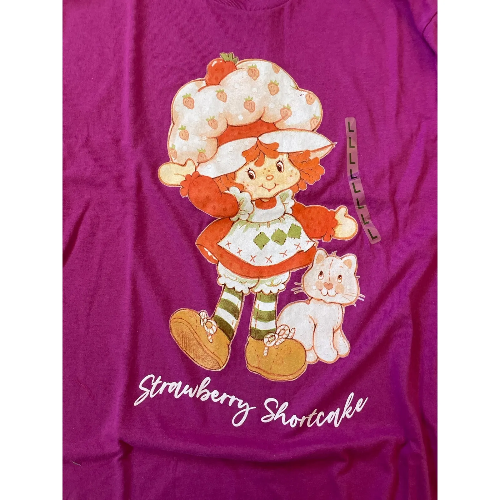 Strawberry‎ Shortcake T Shirt Purple Size L - Image 2
