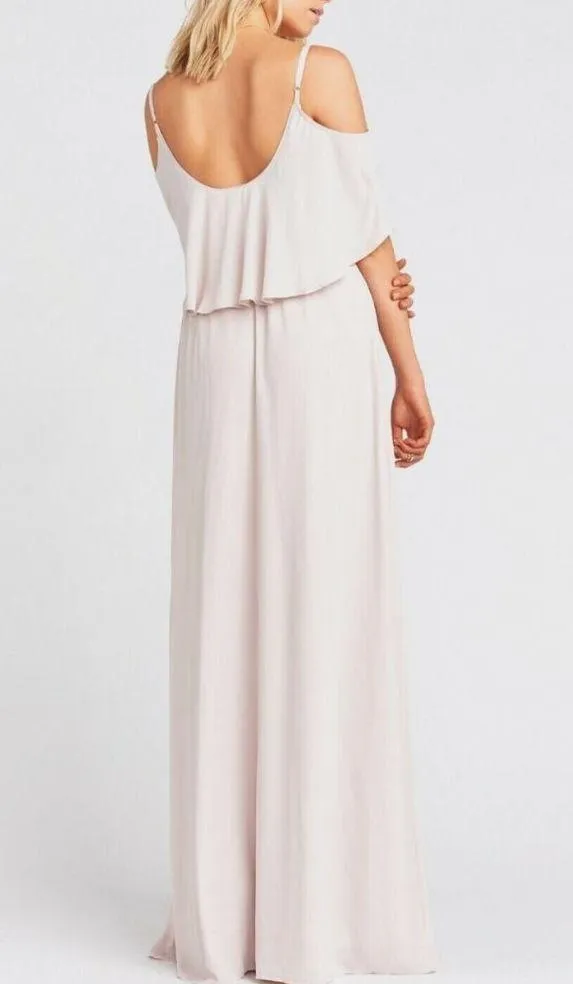 Show Me Your MuMu Caitlin Ruffle Maxi Dress (Medium) Bridesmaids Wedding - Image 5