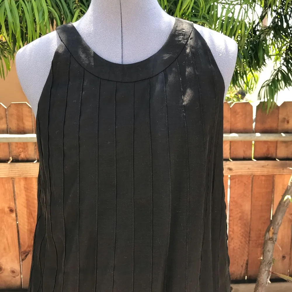 Nic + Zoe Pintuck Batiste Shift Dress size 4P - Image 5