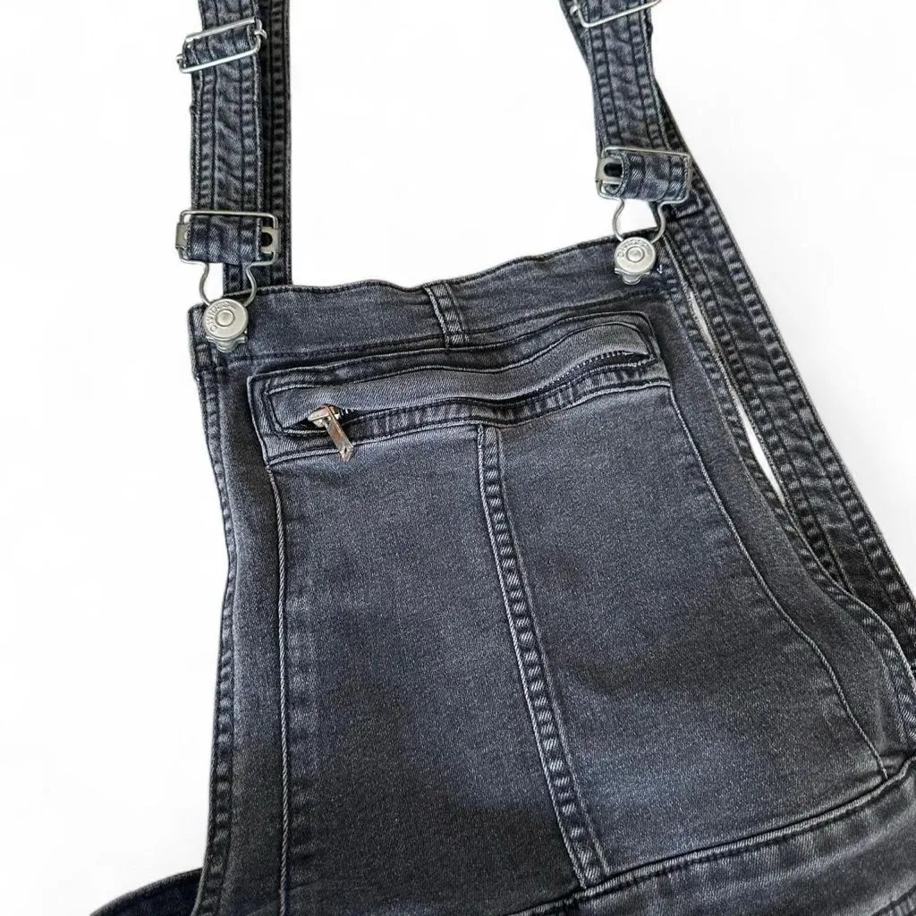 Divided  Women's Black Denim Overalls - Image 3