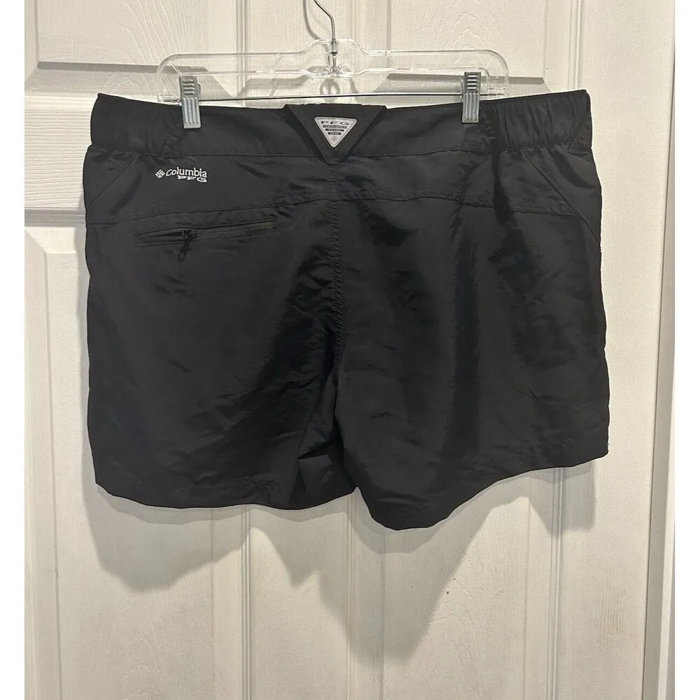 Columbia Womens PFG Coral Point II Shorts Size XL Black‎ UV Sun Protection - Image 5