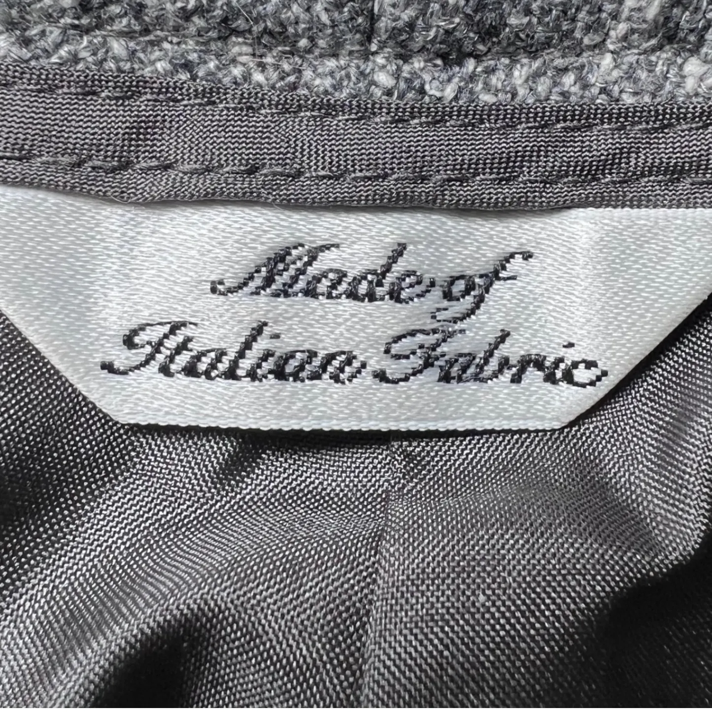 Talbots Tweed Pleated Dress Pants Womens 12 Grey Wool Silk Business Pleated - Image 7