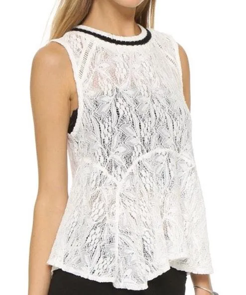 Lace Tank Top Medium - Image 3