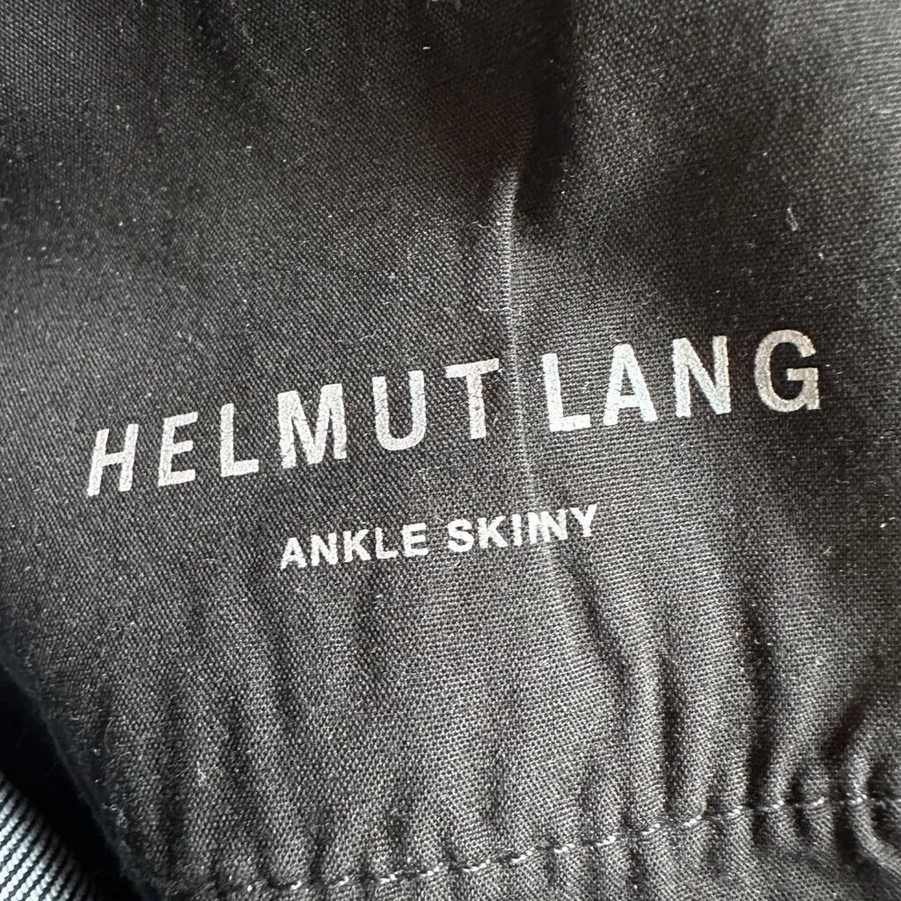 Helmut Lang Women's Jeans Size 28 Skinny Dark Wash Mid Rise - Image 5