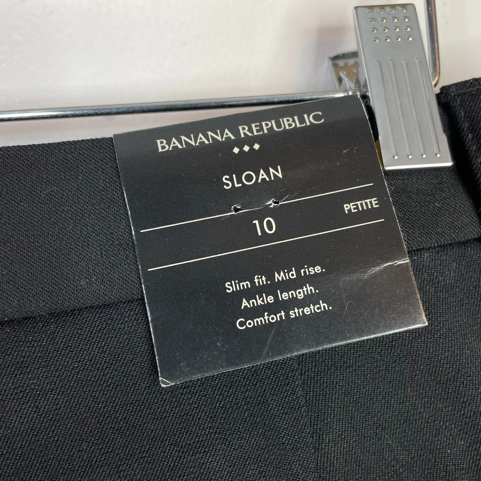 Banana Republic Sloan Slim Pant Pants Classic Ankle Womens 10 P Petite New NWT - Image 8