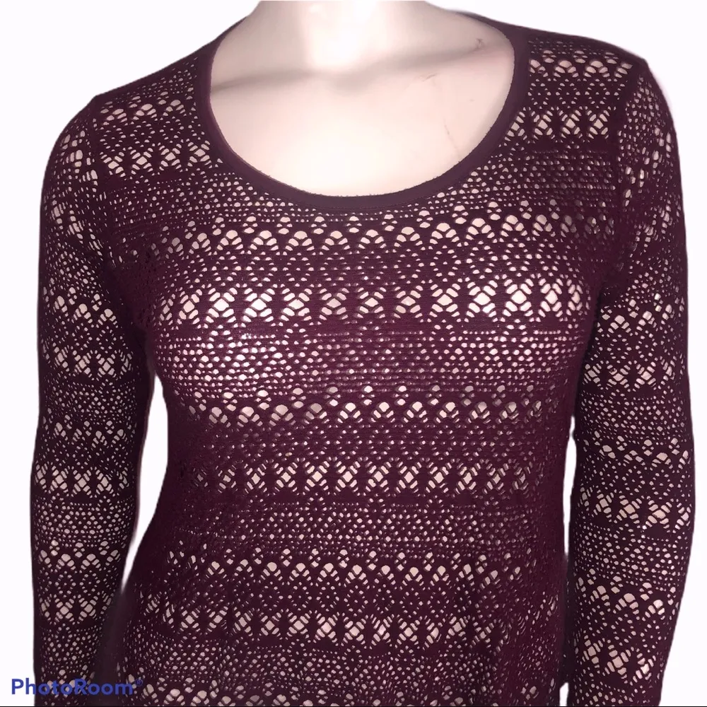 Aeropostale open knit top - Image 2