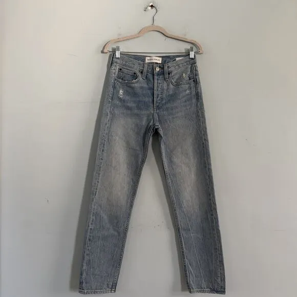 Aritzia Denim‎ Forum Ex-Boyfriend Vintage Desert Jeans Light Wash NWT Size 24 - Image 3