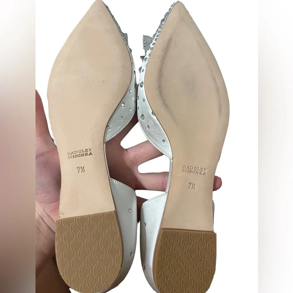 Badgley Mischka Haddie D'orsay Womens Flat Shoes Size 7.5 - Image 8