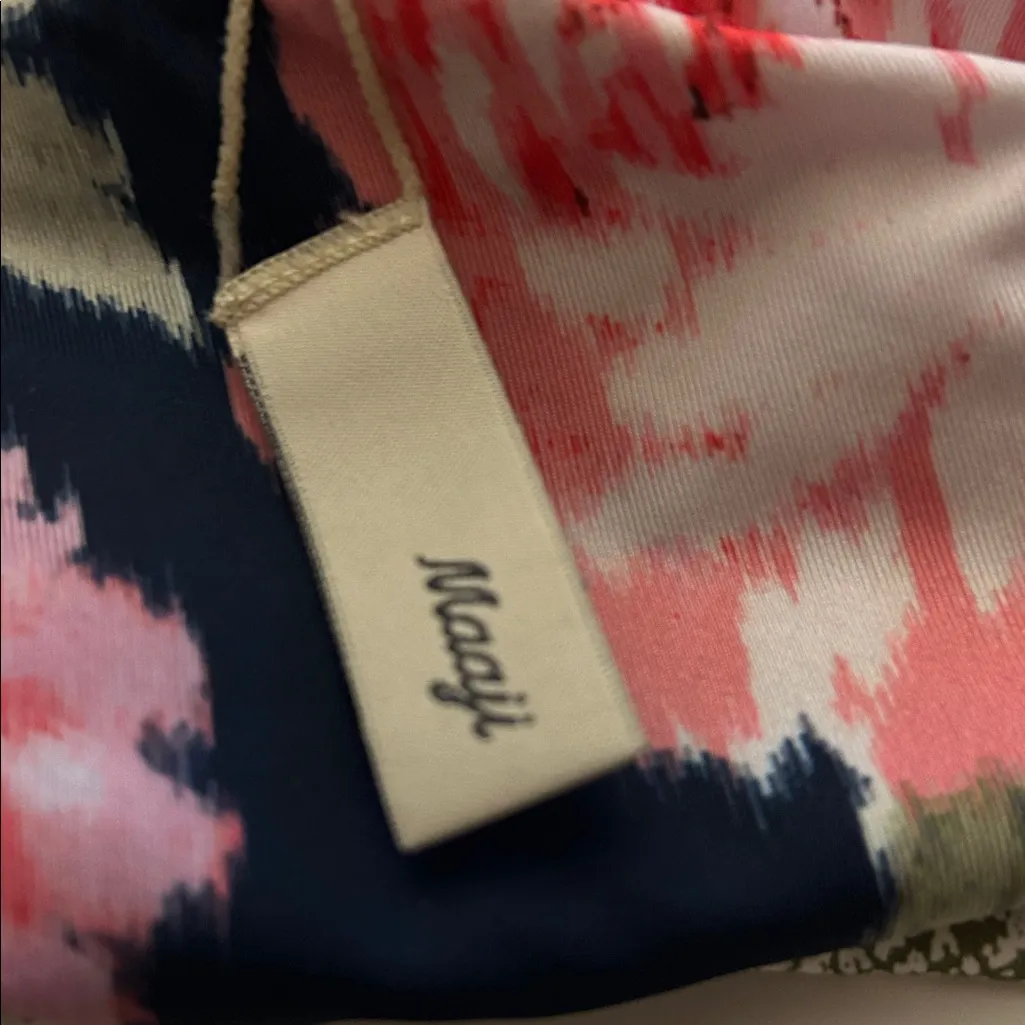 New Maaji reversible swim bottoms size large floral snake high cut - Image 6