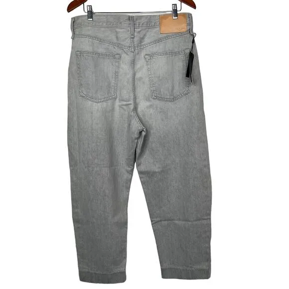 Rag &‎ Bone 90s High Rise Jean in Anchor (Light Grey) Size 31/12 NWT $275 - Image 9
