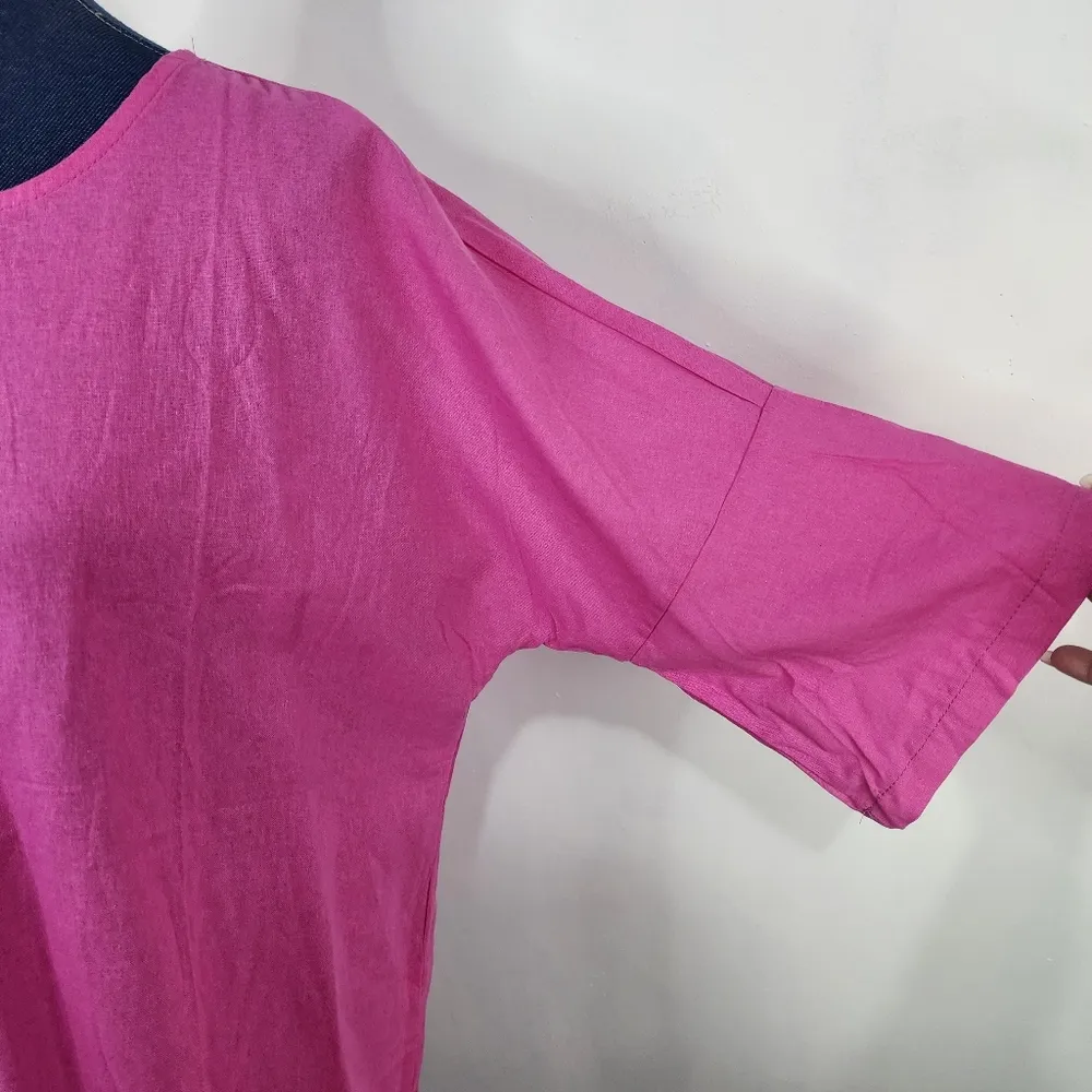 Barbie Pink Tunic High Low Shirt Top Size XXL - Image 4