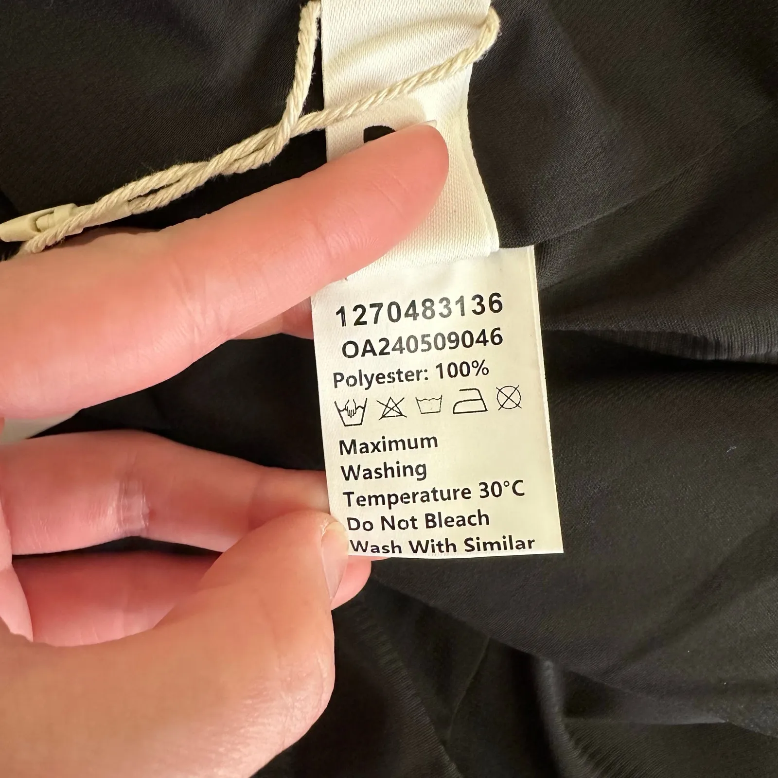 Commense Women’s Small Black Asymmetrical Cowl Neck Midi Dress NWT Evening Party - Image 7