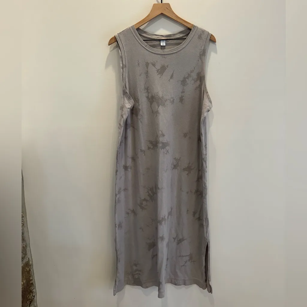 Old Navy Vintage Sleeveless Tie-Dye Midi T-Shirt Shift Dress Size XL‎ - Image 3