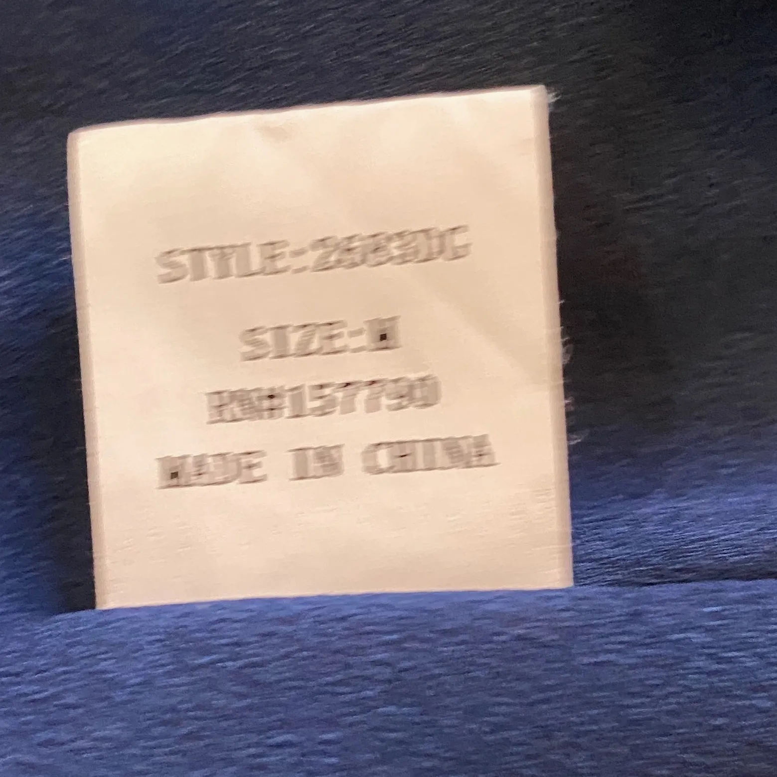 PINCH Tiered Ruffle Floral‎ Blouse Blue & Cream Cap Sleeve Elastic Waist M Size M - Image 12