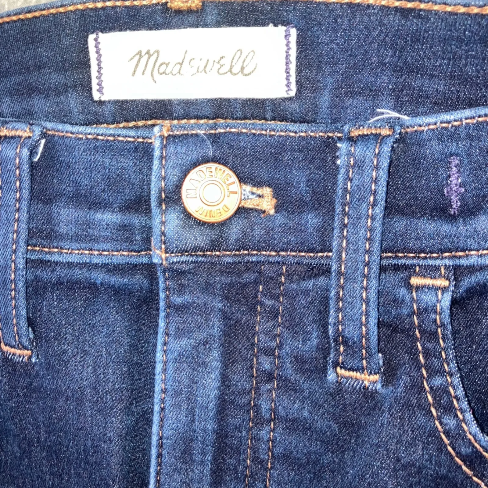 Madewell Jeans Women 28 P High Rise Skinny‎ Dark Wash Denim - Image 8