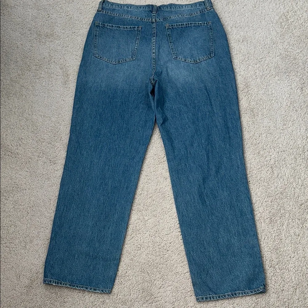 Sam Edelman Yaro High Rise 90s Pinched Waist Denim Distressed Jeans Women's 32 - Image 6
