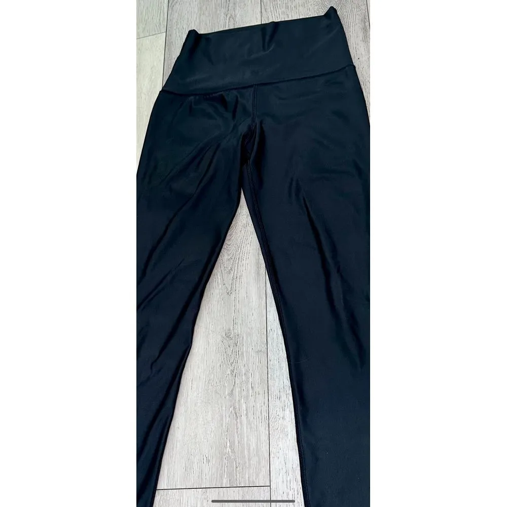 Offline by Aerie high waisted black 7/8‎ shiny leggings yoga pants size medium - Image 6