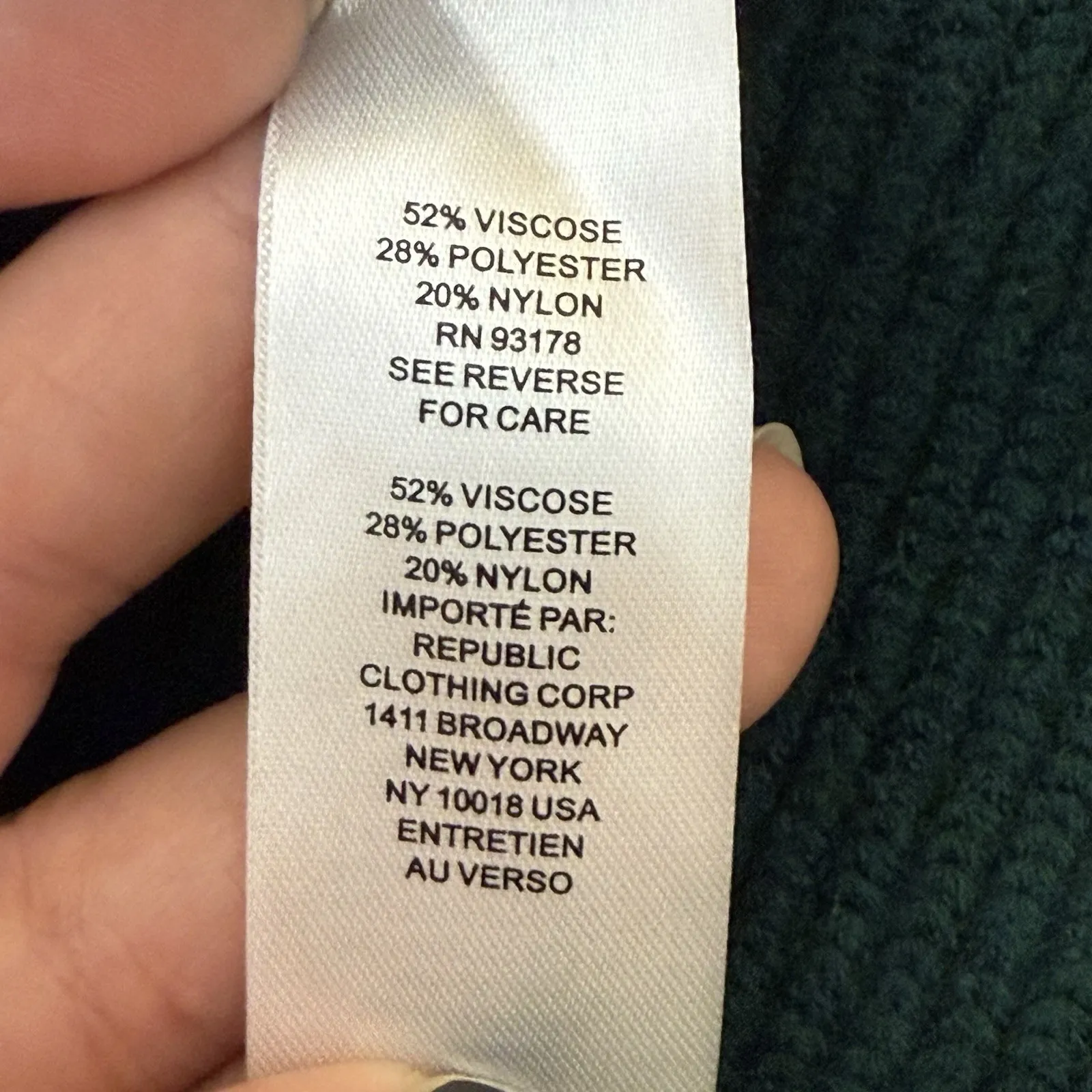 House Of Harlow 1960 Green Ribbed Turtleneck Cropped Sweater Small Holiday Party - Image 7